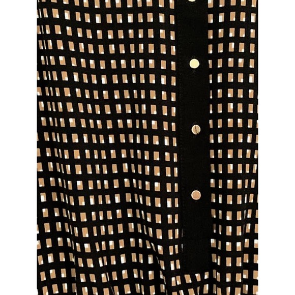 Black and Brown Checkered Dress - Covington Petites - SP - Picture 5 of 9